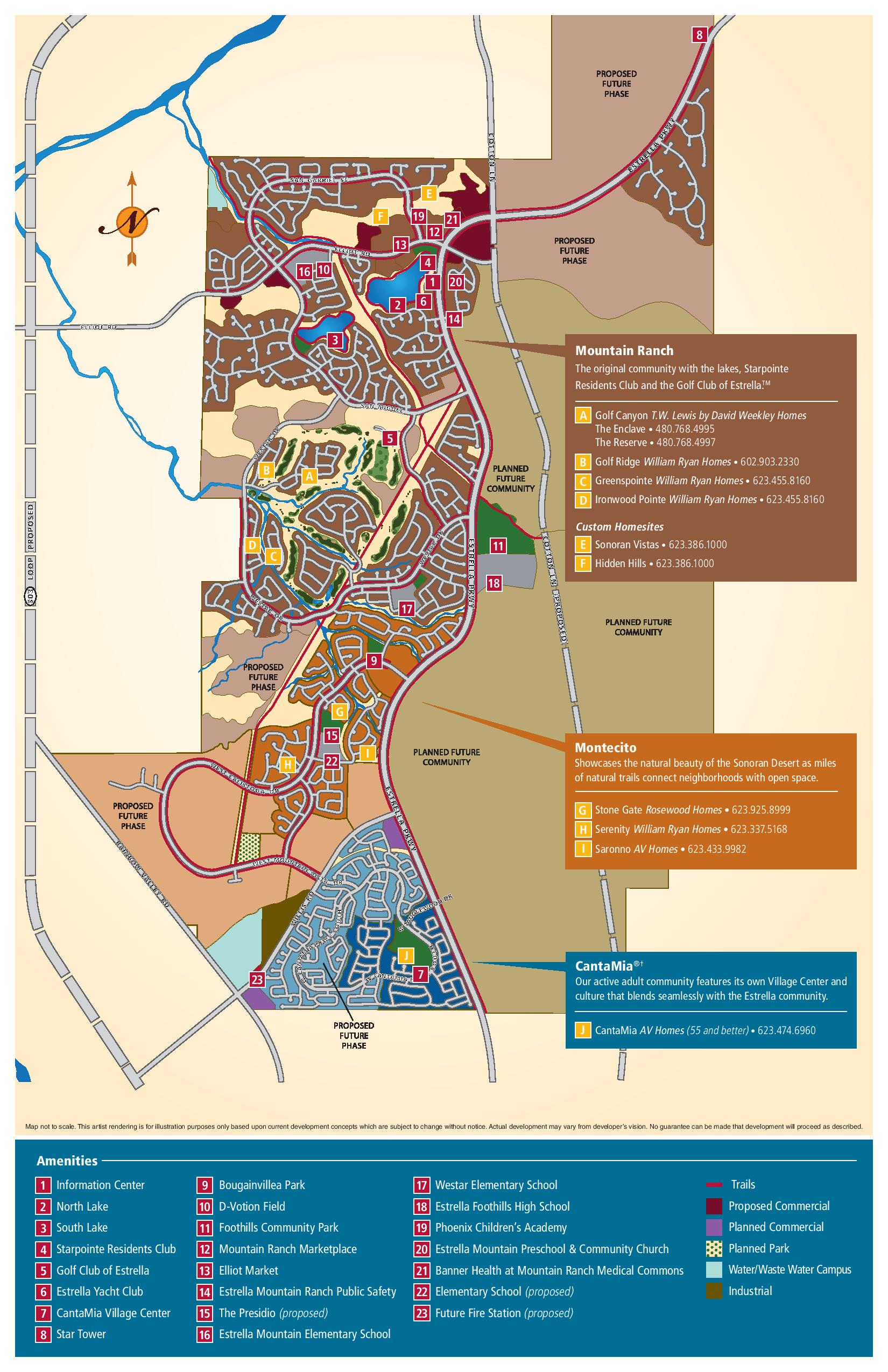 ESTRELLA COMMUNITY MAP