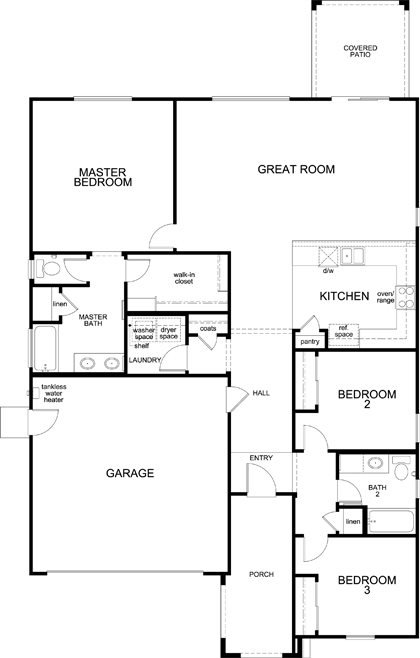 Plan 1576 - KB Home | Estrella Mountain Homes - Call Johnny D Today