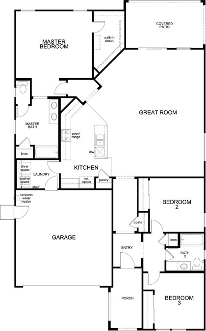 Plan 1867 - KB Home | Estrella Mountain Ranch Homes | Call Johnny D